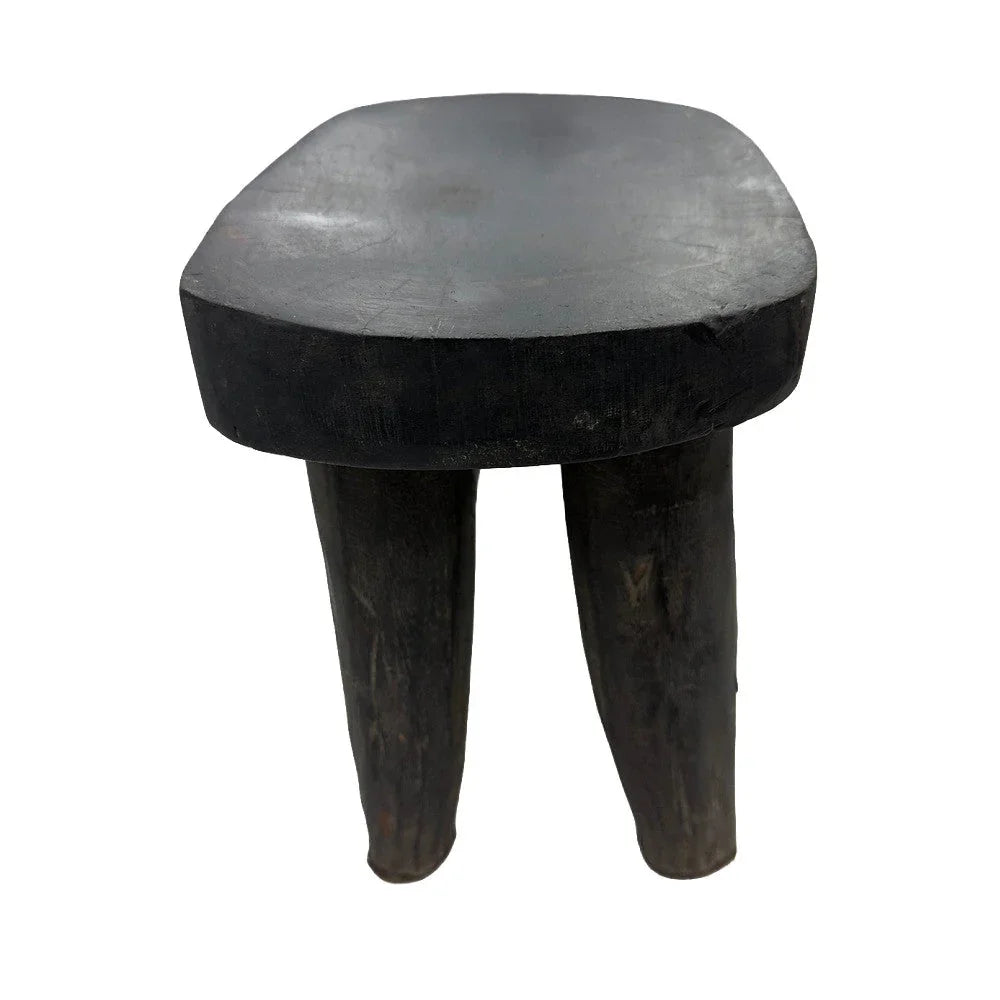 Vintage Nigerian Wooden Mini Stool - Berbere Imports