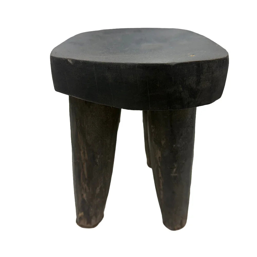 Vintage Nigerian Wooden Mini Stool - Berbere Imports