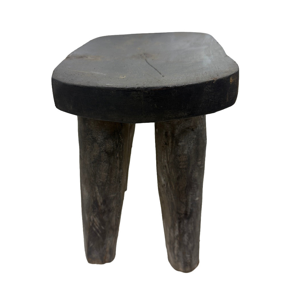 Vintage Nigerian Wooden Mini Stool - Berbere Imports
