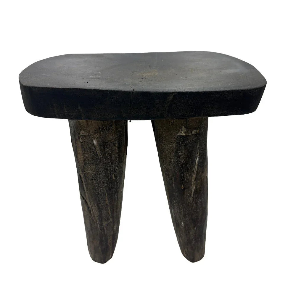 Vintage Nigerian Wooden Mini Stool - Berbere Imports