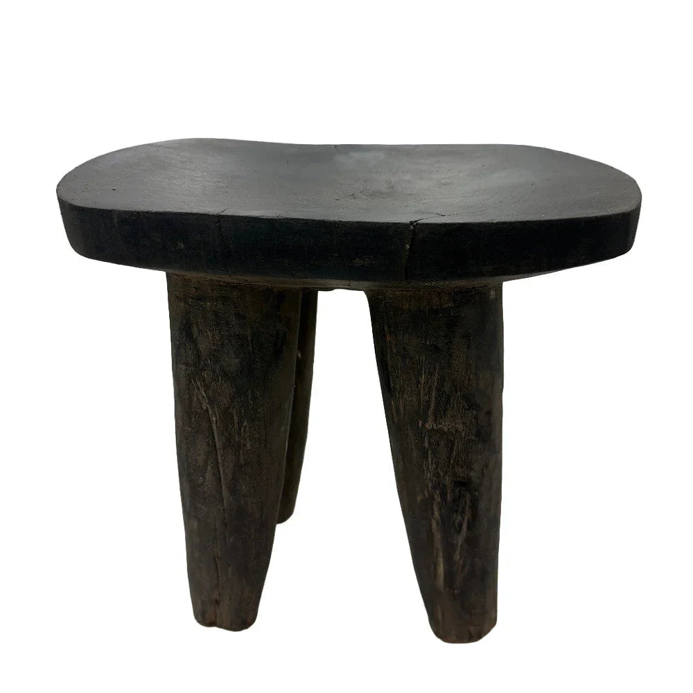Vintage Nigerian Wooden Mini Stool - Berbere Imports