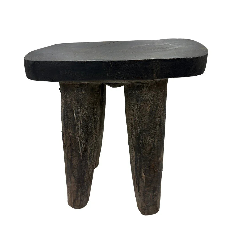 Vintage Nigerian Wooden Mini Stool - Berbere Imports