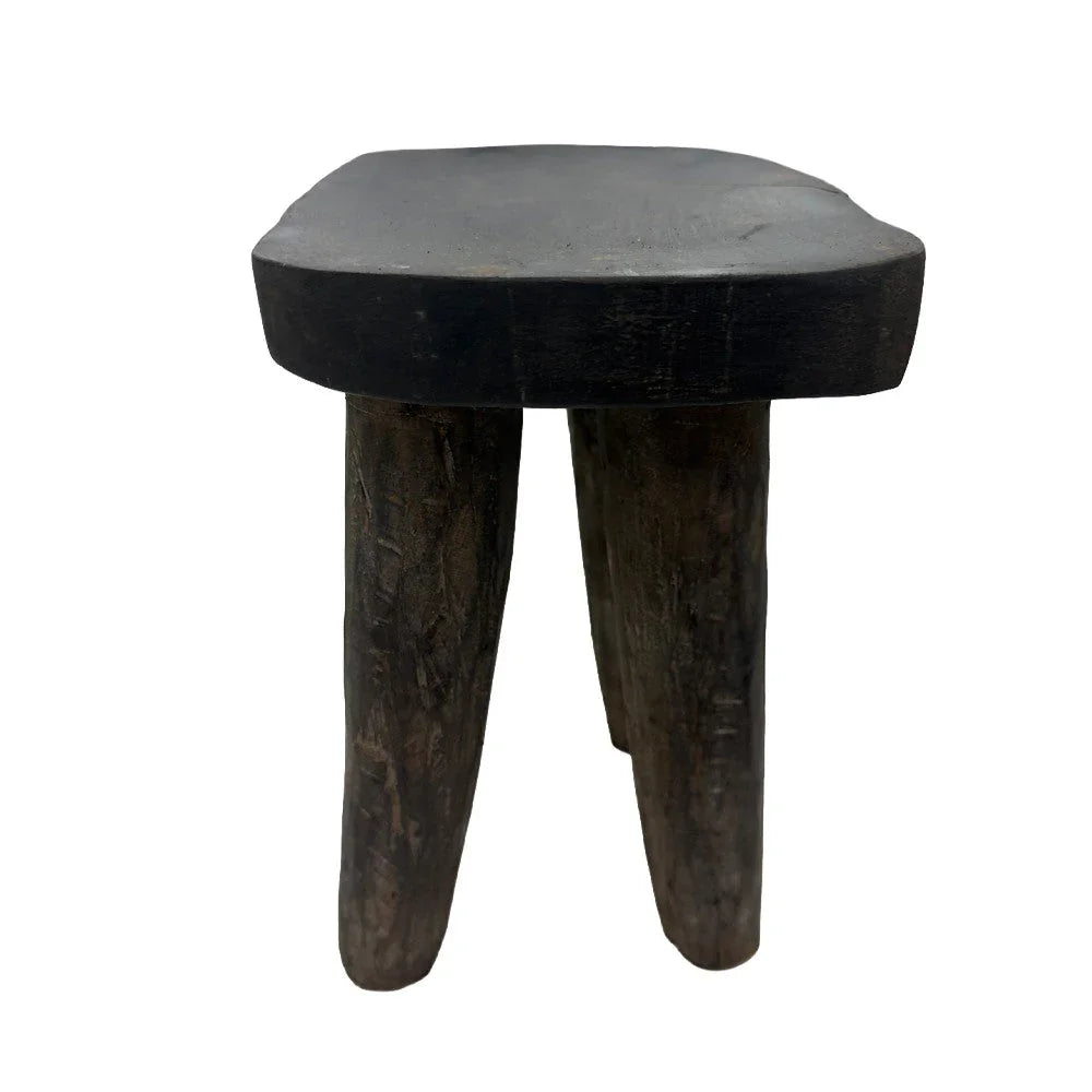 Vintage Nigerian Wooden Mini Stool - Berbere Imports