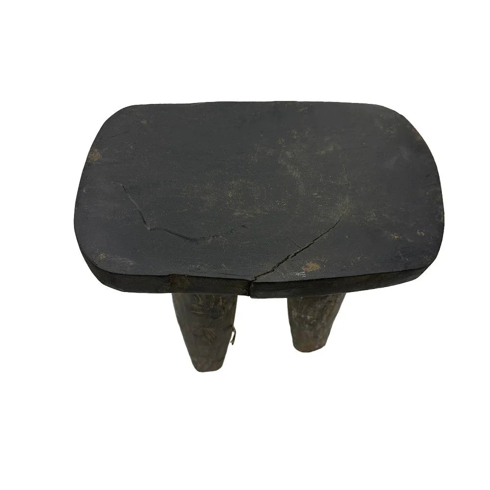 Vintage Nigerian Wooden Mini Stool - Berbere Imports