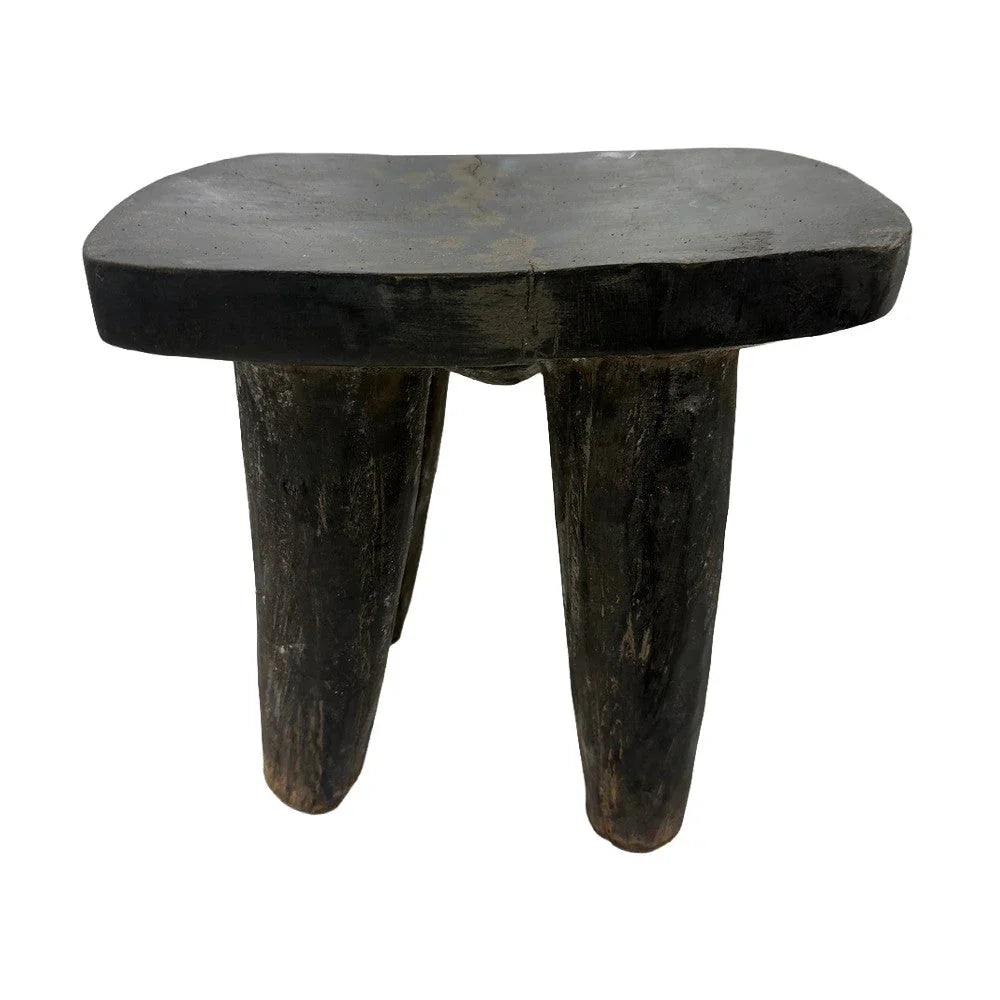Vintage Nigerian Wooden Mini Stool - Berbere Imports