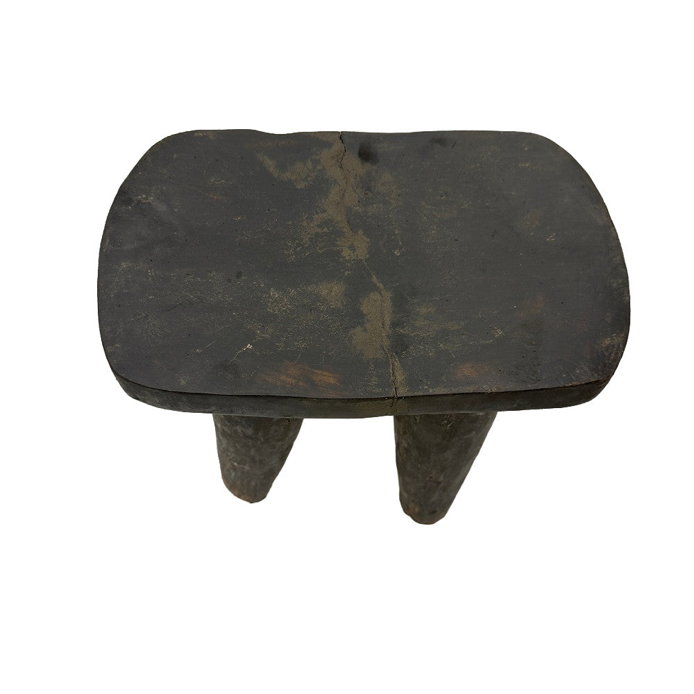 Vintage Nigerian Wooden Mini Stool - Berbere Imports
