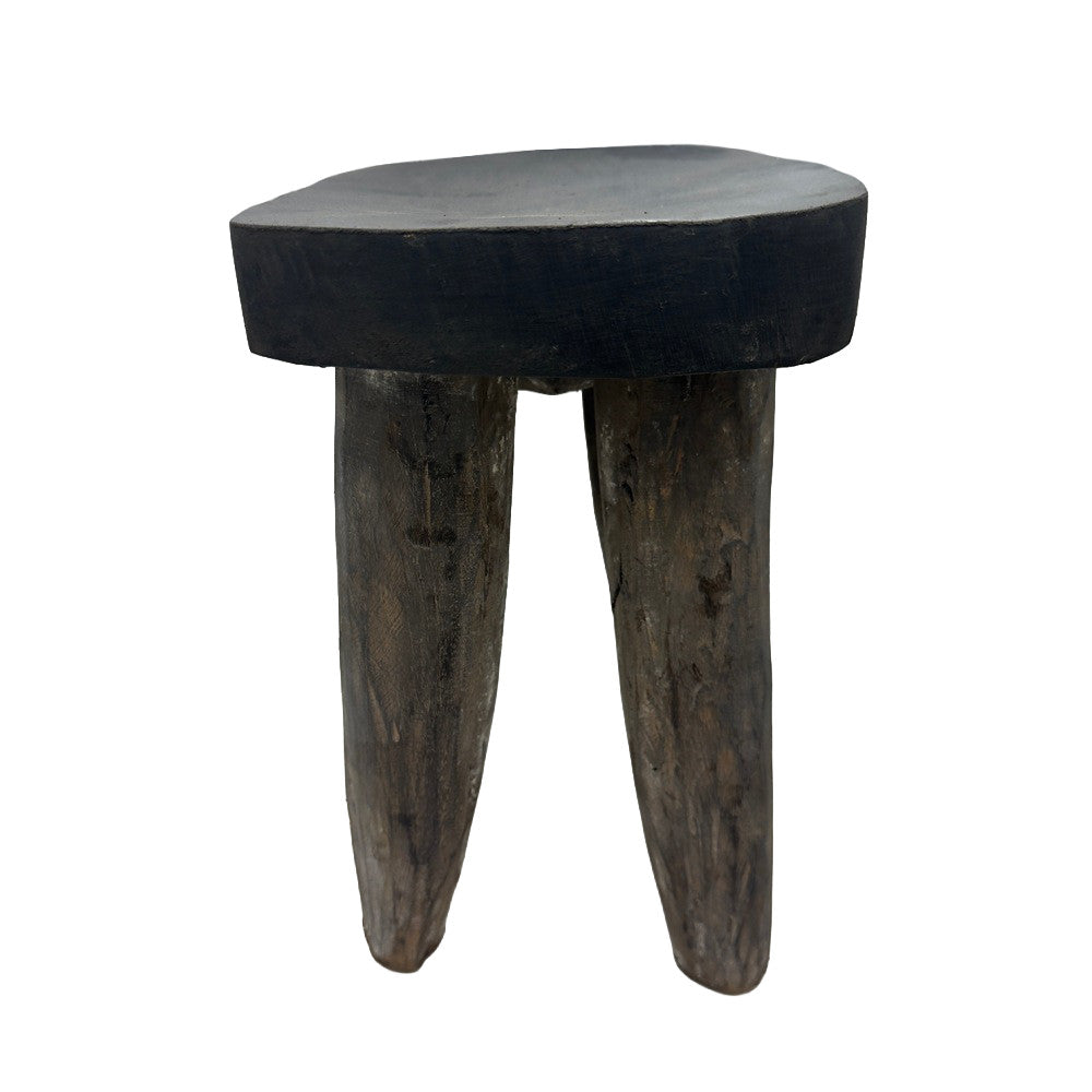 Vintage Nigerian Wooden Mini Stool - Berbere Imports