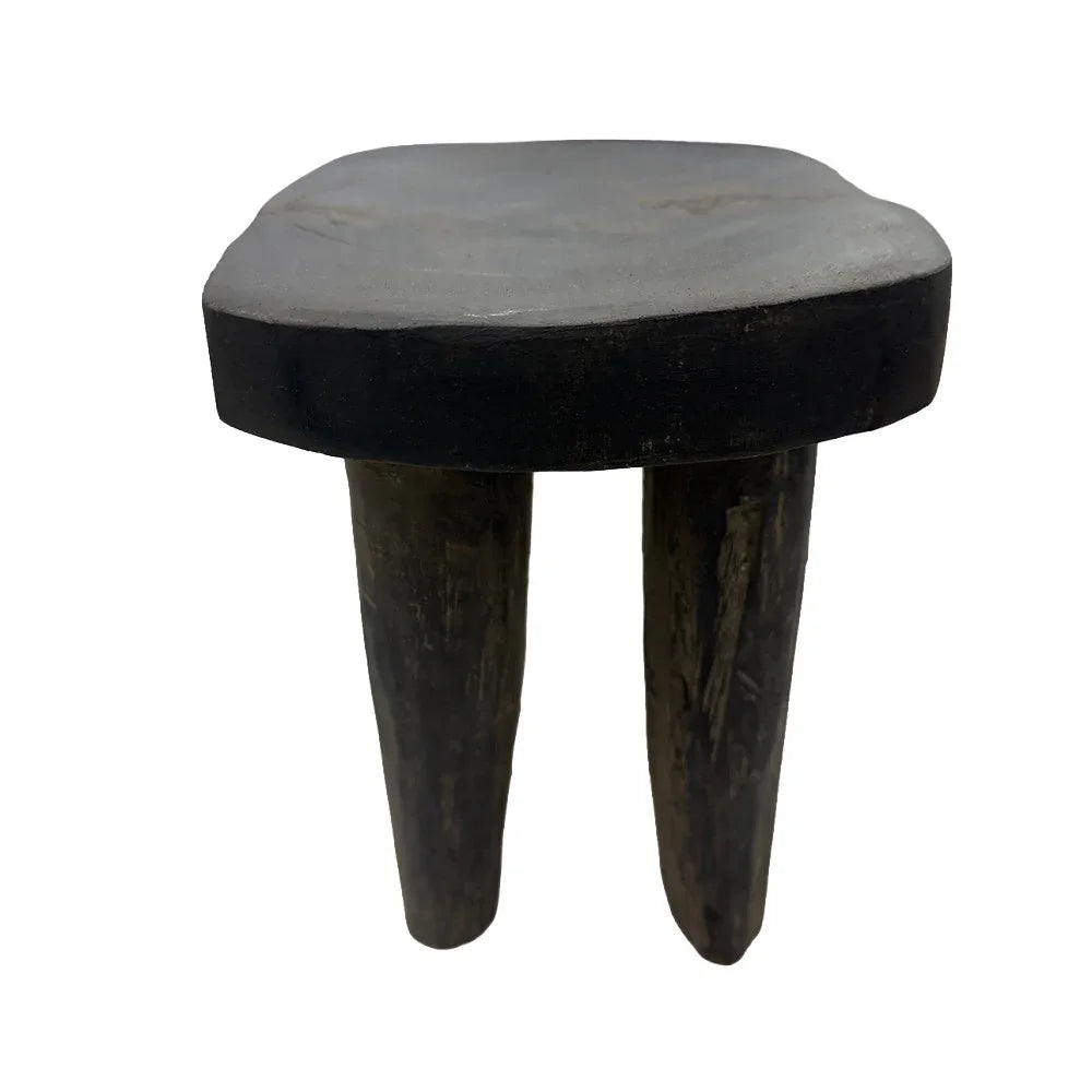 Vintage Nigerian Wooden Mini Stool - Berbere Imports