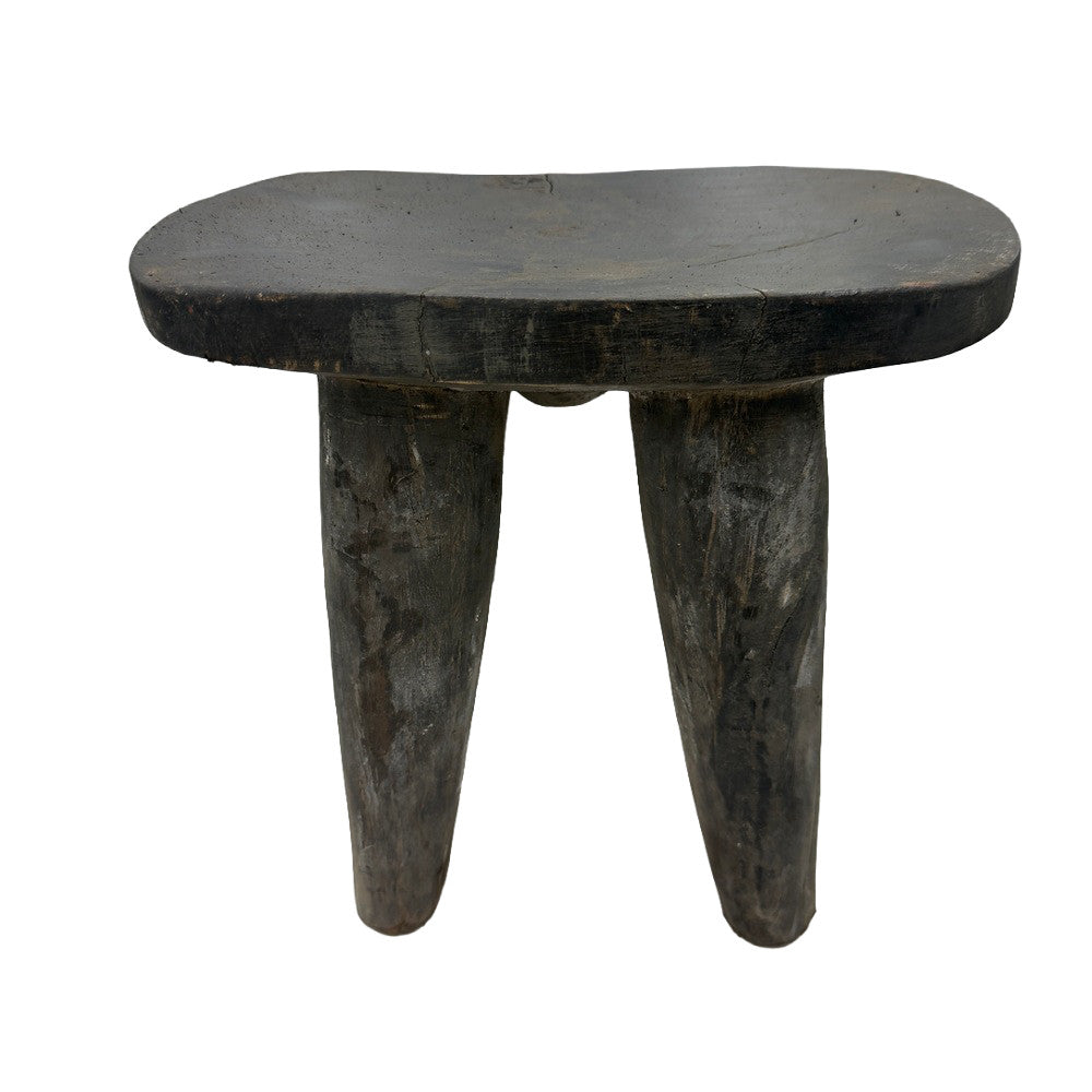 Vintage Nigerian Wooden Mini Stool - Berbere Imports