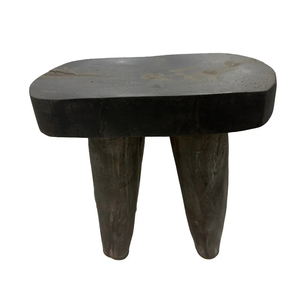 Vintage Nigerian Wooden Mini Stool - Berbere Imports