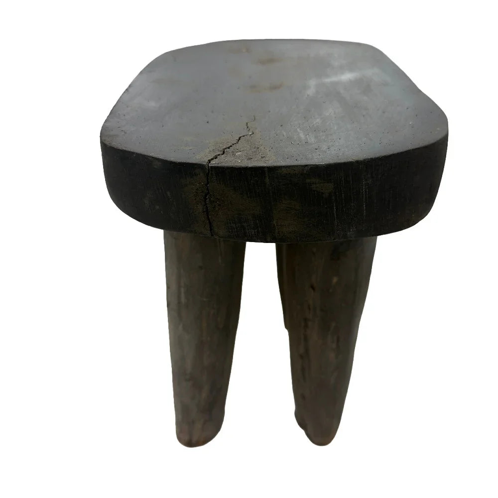 Vintage Nigerian Wooden Mini Stool - Berbere Imports