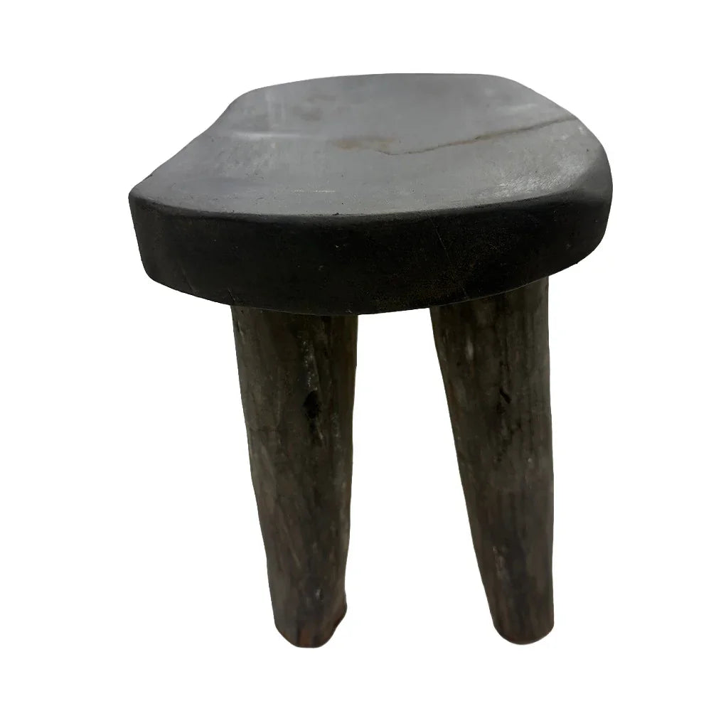 Vintage Nigerian Wooden Mini Stool - Berbere Imports