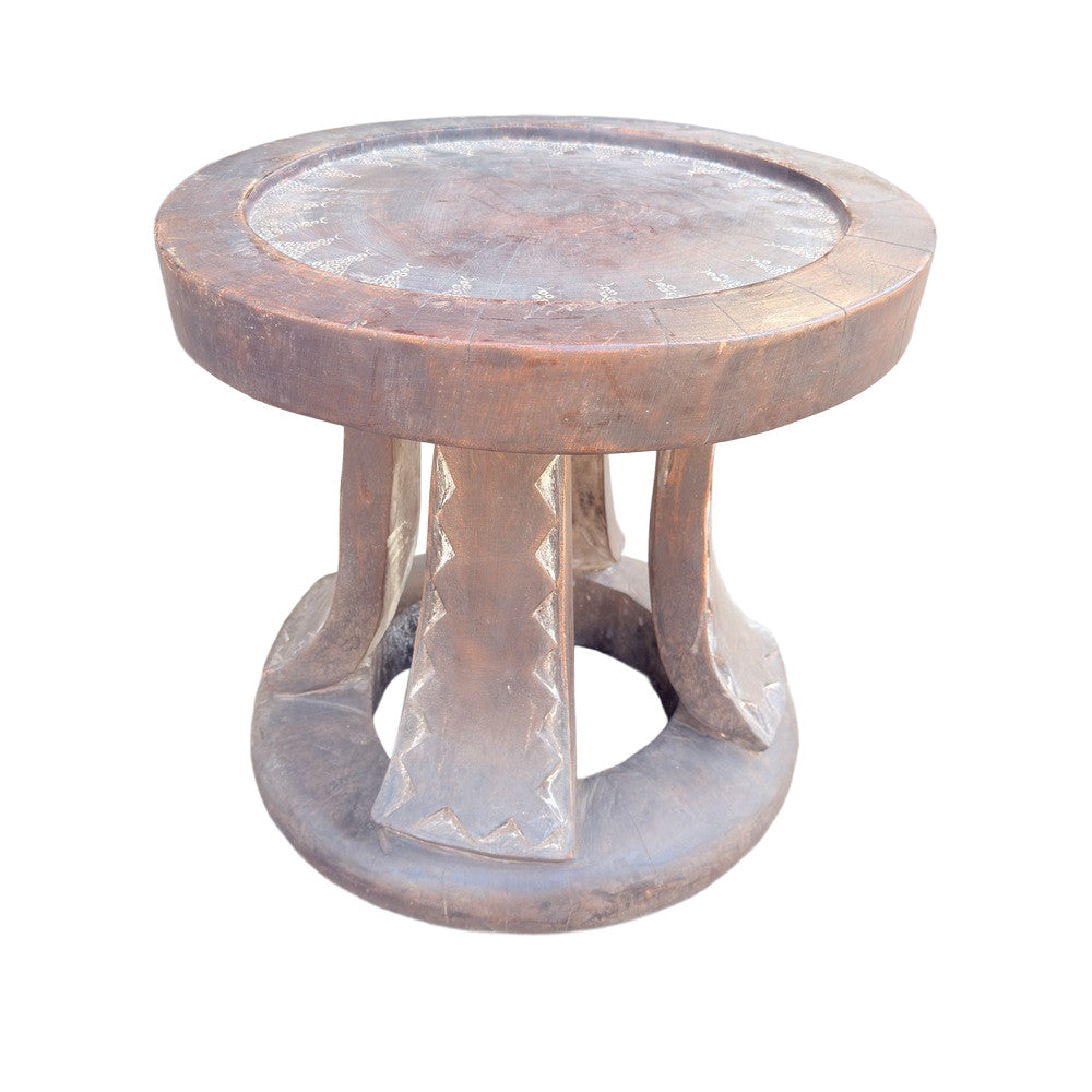 Vintage African Stool - Berbere Imports