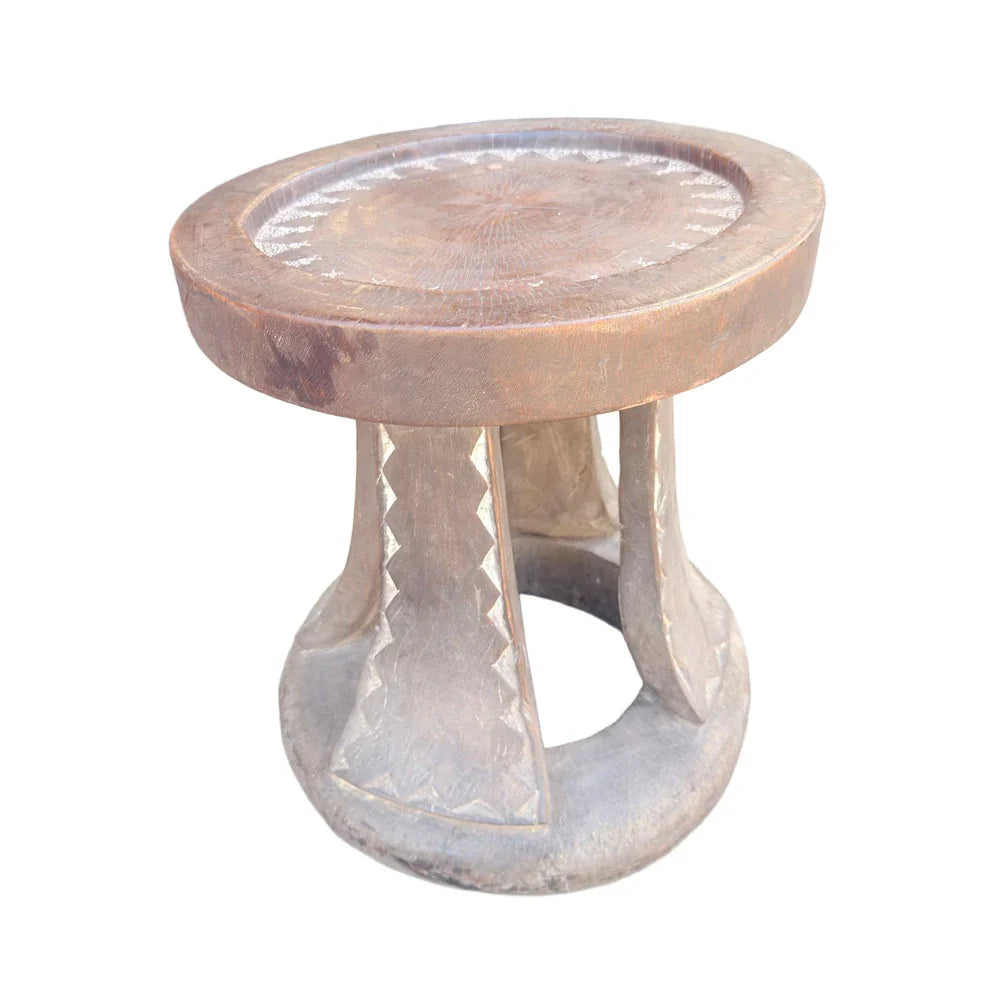 Vintage African Stool - Berbere Imports