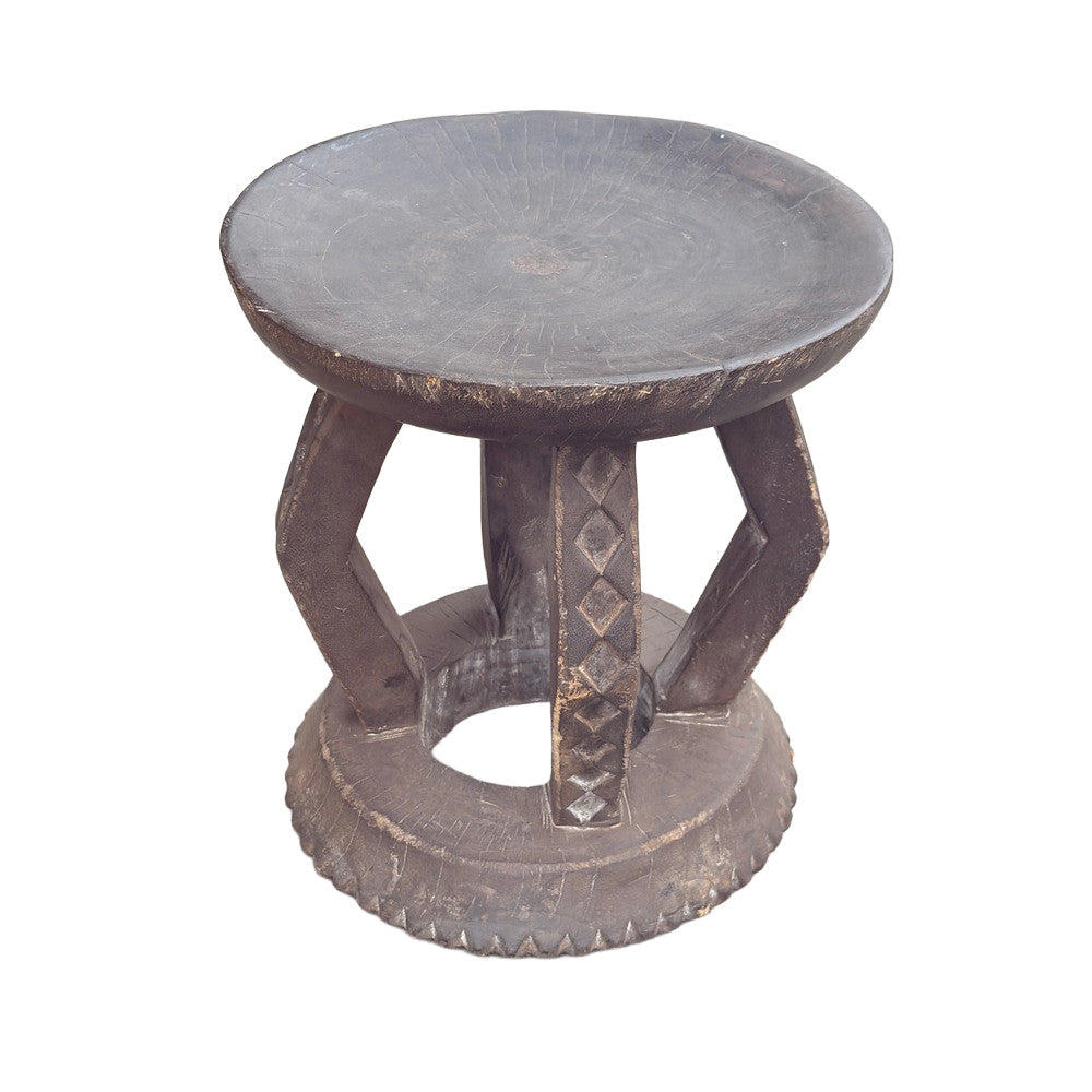 Vintage African Stool - Berbere Imports