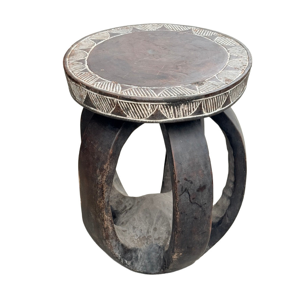 Vintage African Stool - Berbere Imports
