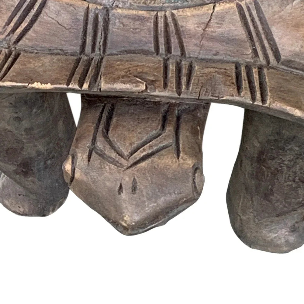 Vintage African Wooden Turtle - Berbere Imports