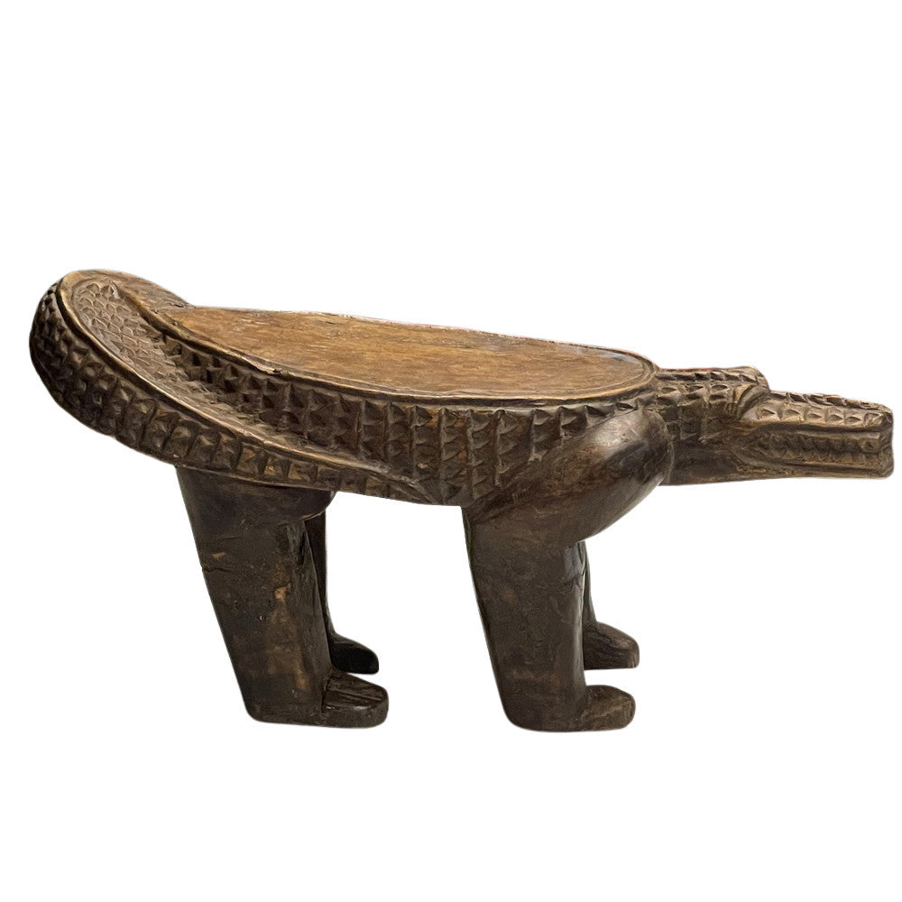 Vintage African Wooden Reptile - Berbere Imports