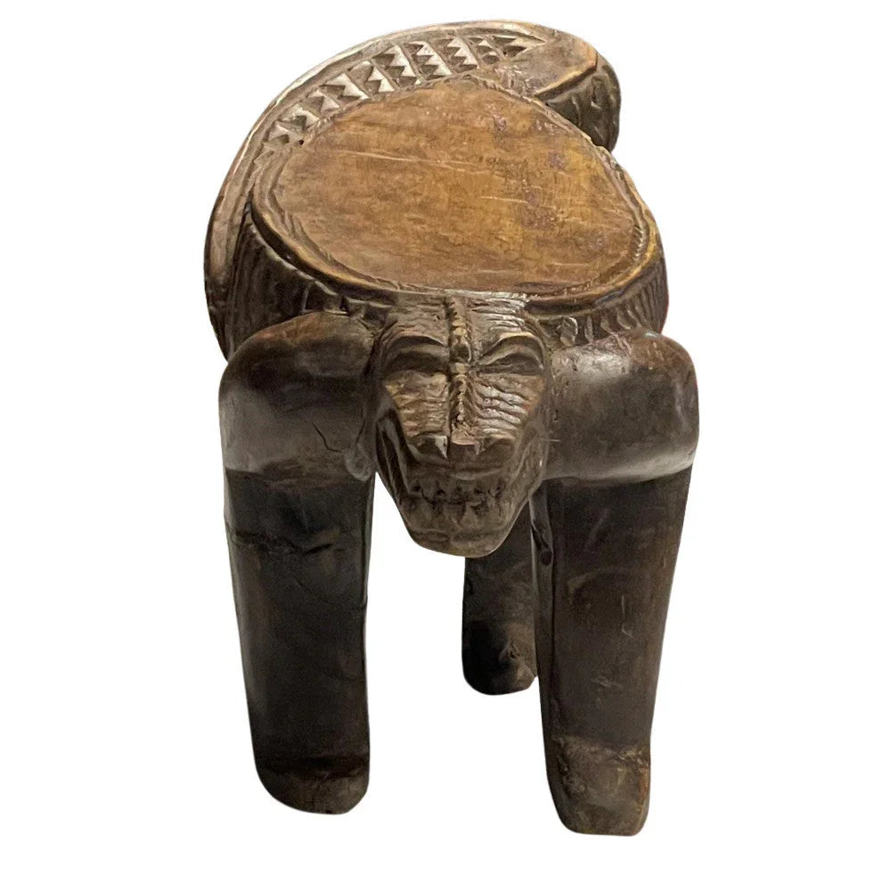 Vintage African Wooden Reptile - Berbere Imports