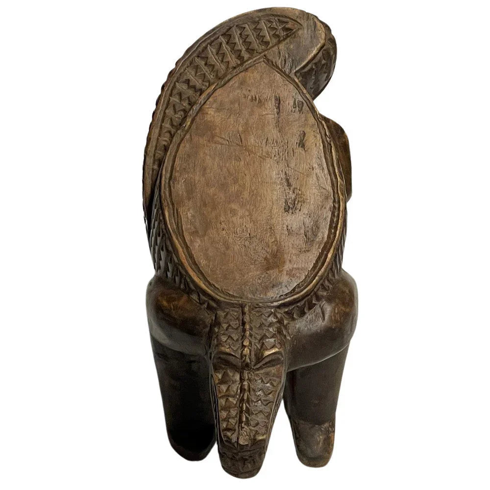 Vintage African Wooden Reptile - Berbere Imports