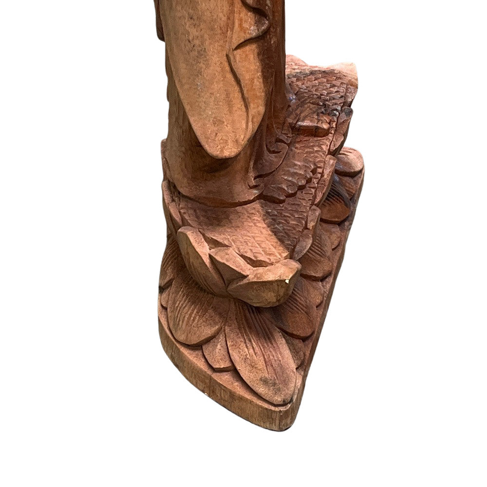 Wooden Standing Buddha - Berbere Imports