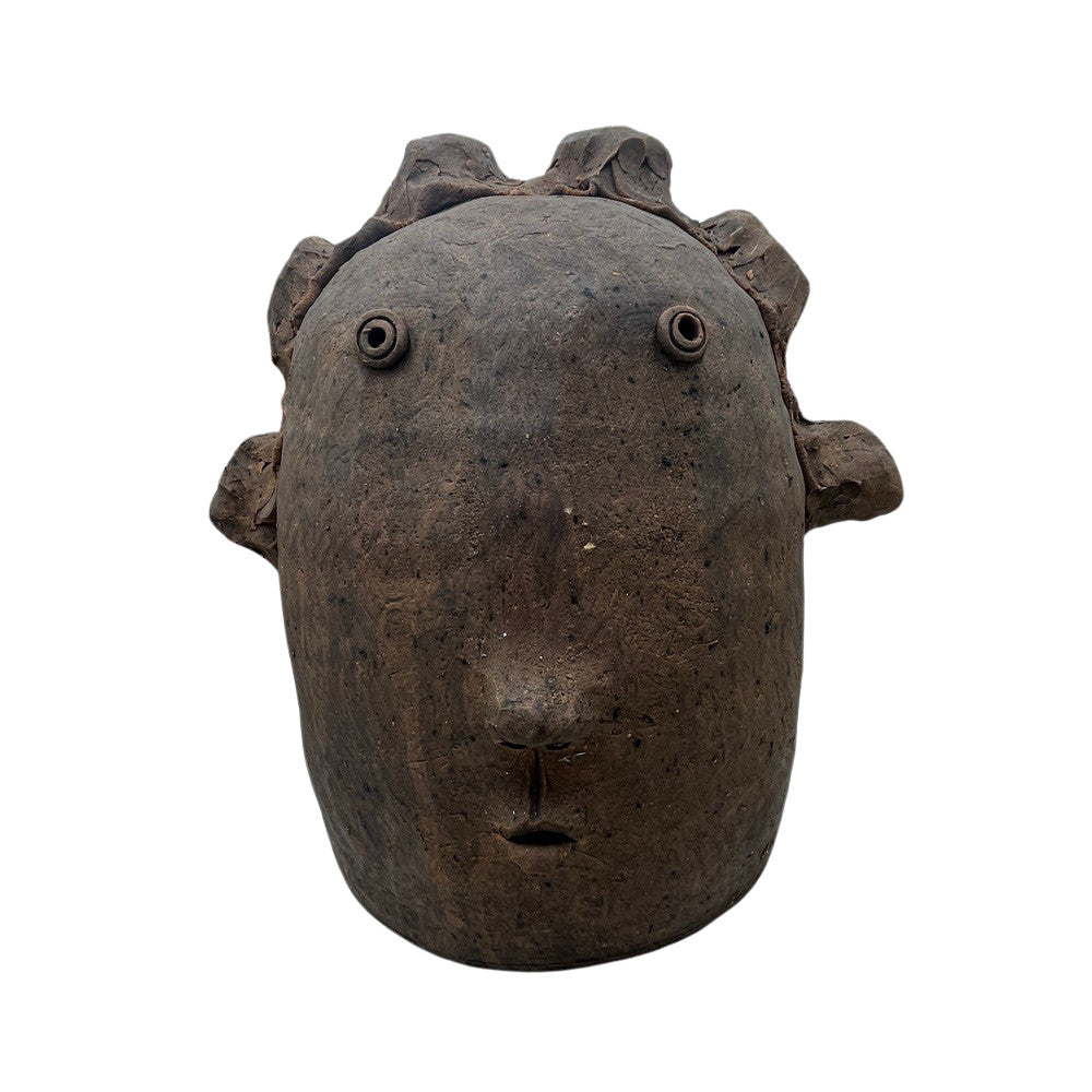 Thai Terracotta Artistic Sculpture Bust - Berbere Imports