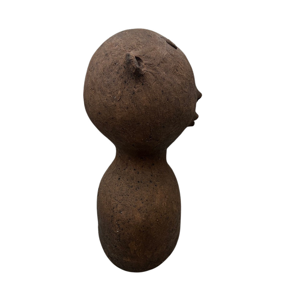 Thai Terracotta Artistic Sculpture Bust - Berbere Imports