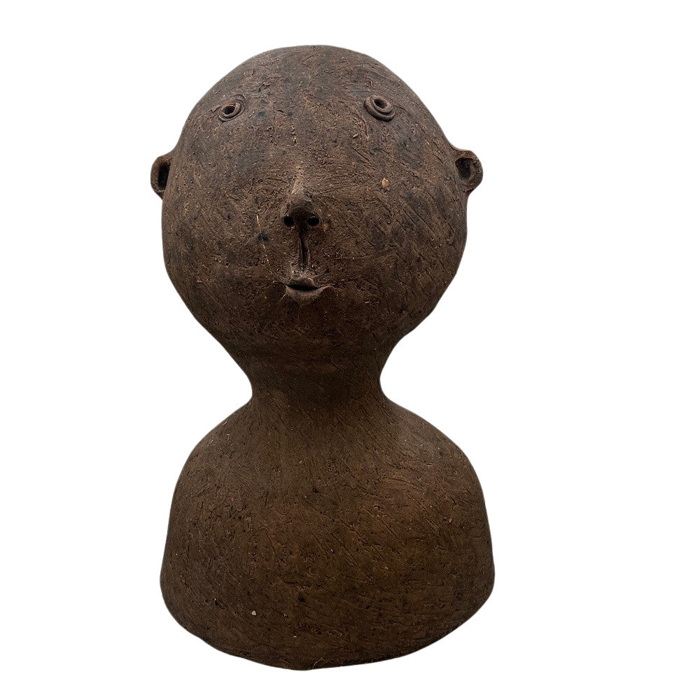 Thai Terracotta Artistic Sculpture Bust - Berbere Imports