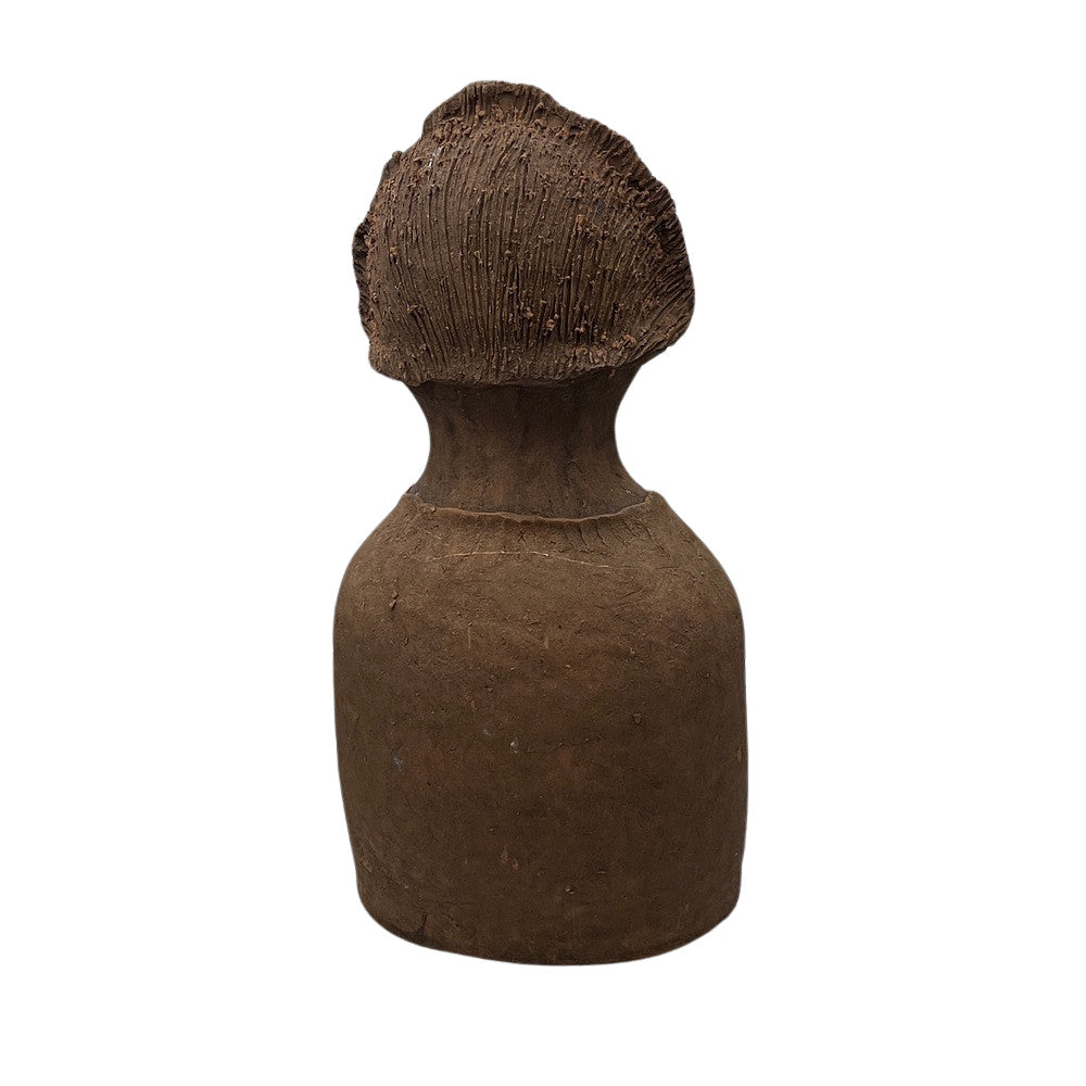 Thai Terracotta Artistic Sculpture Bust - Berbere Imports