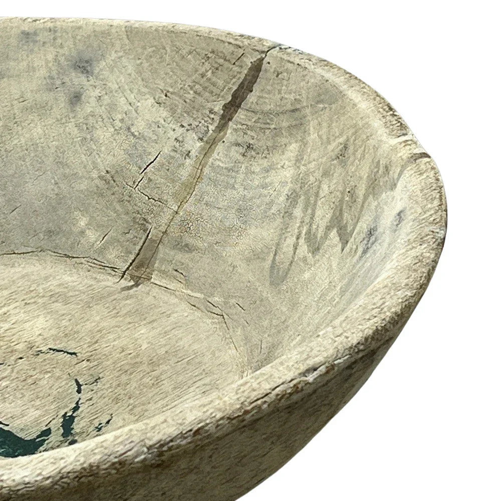 Vintage Wooden Parat Bowl - Medium - Berbere Imports