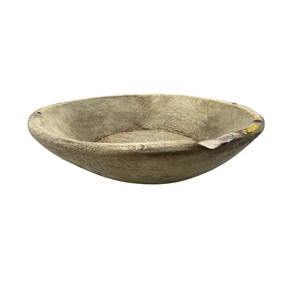 Vintage Wooden Parat Bowl - Small - Berbere Imports