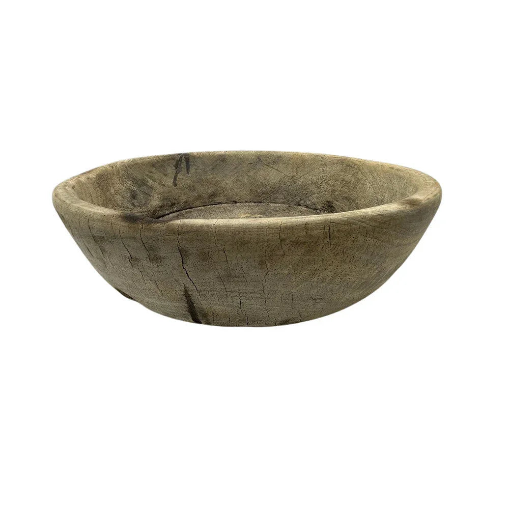 Vintage Wooden Parat Bowl - Small - Berbere Imports
