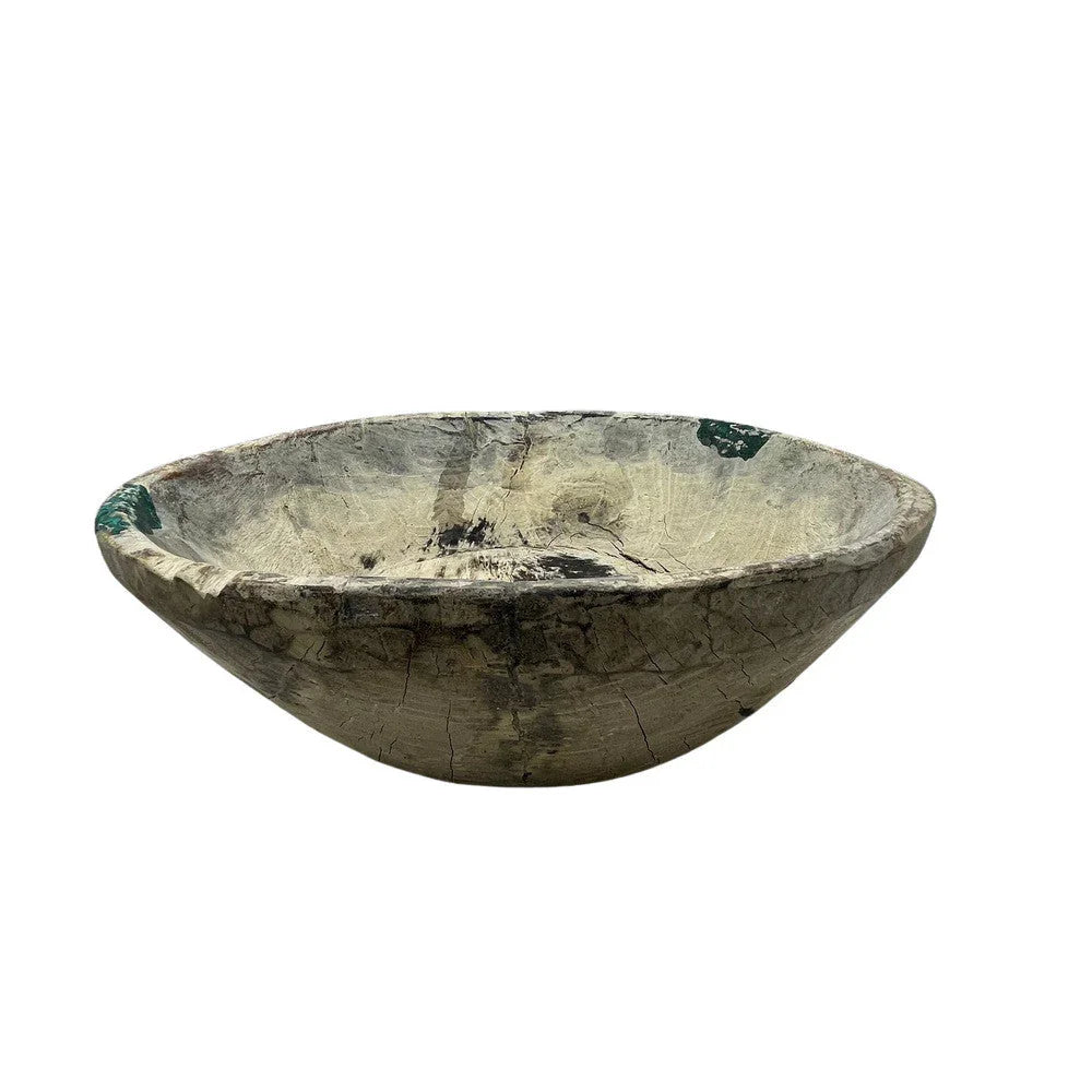 Vintage Wooden Parat Bowl - Small - Berbere Imports