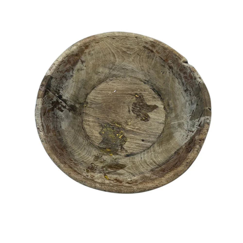 Vintage Wooden Parat Bowl - Small - Berbere Imports