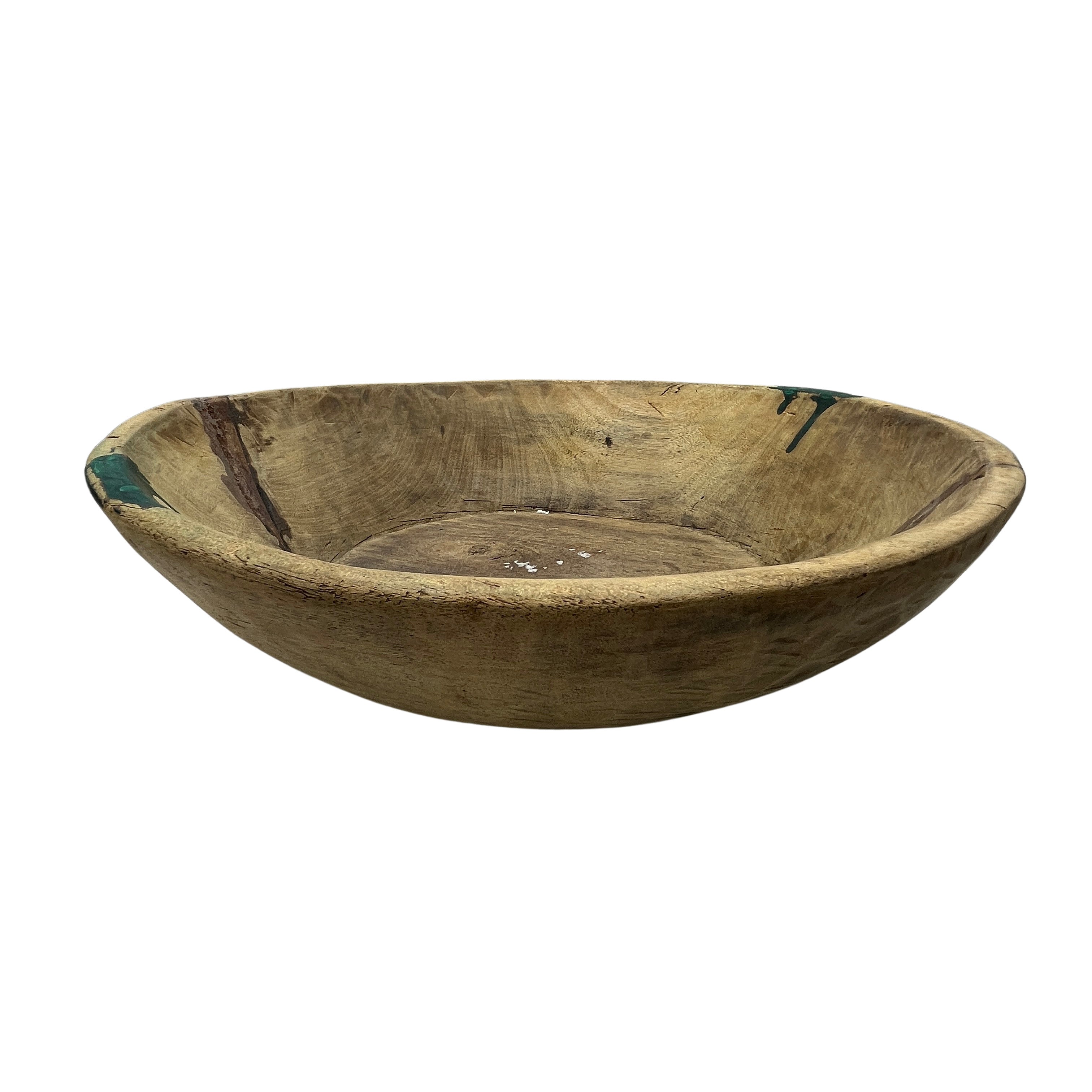Vintage Wooden Parat Bowl - Small - Berbere Imports