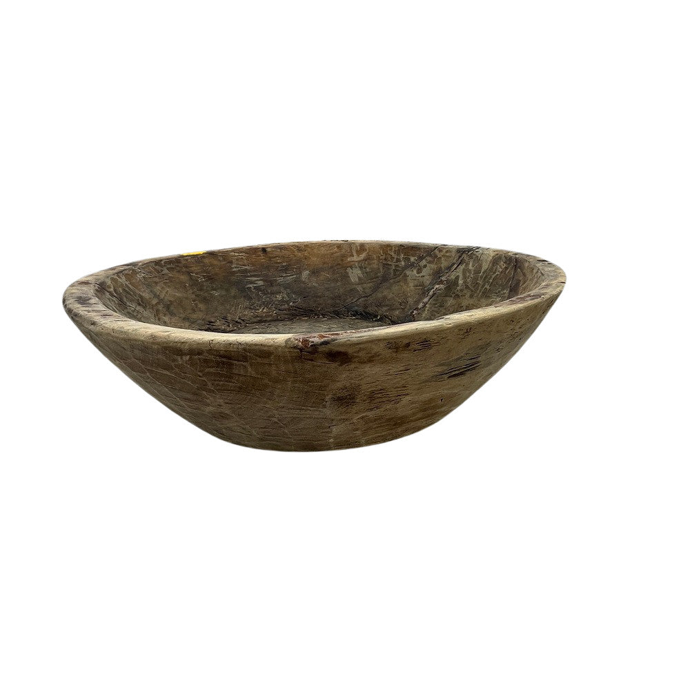 Vintage Wooden Parat Bowl - Small - Berbere Imports