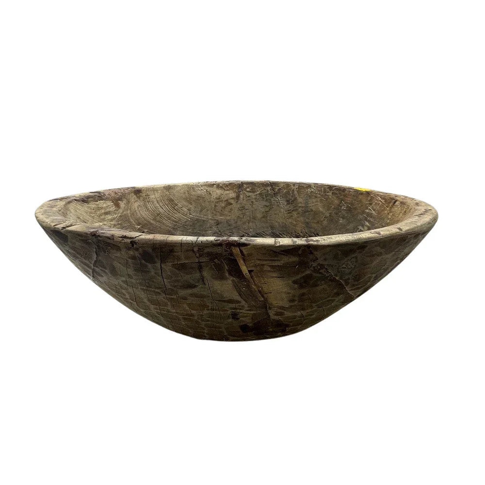 Vintage Wooden Parat Bowl - Small - Berbere Imports
