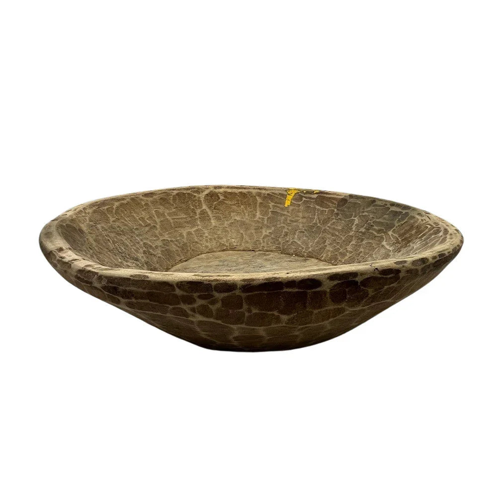 Vintage Wooden Parat Bowl - Small - Berbere Imports