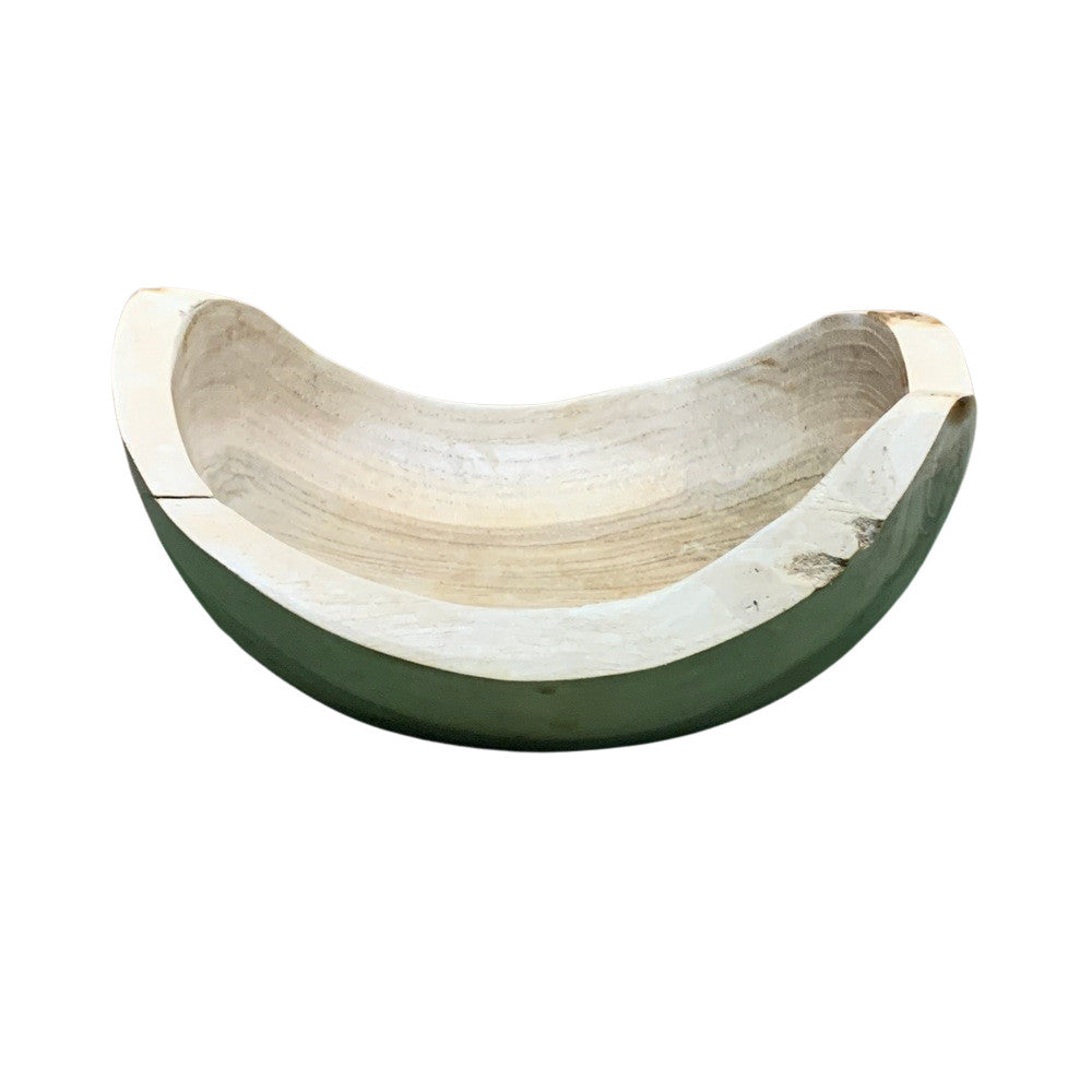 Small Natural Wooden Bowl - Berbere Imports