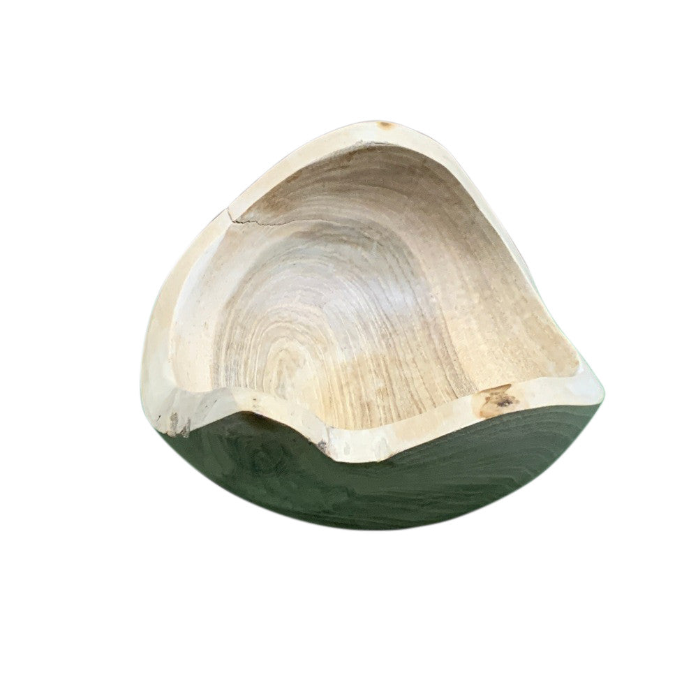 Small Natural Wooden Bowl - Berbere Imports