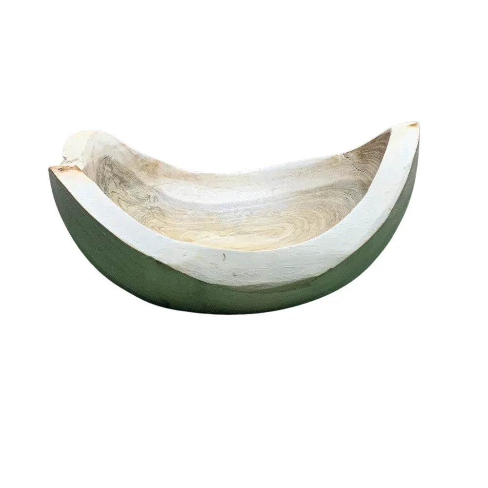 Small Natural Wooden Bowl - Berbere Imports