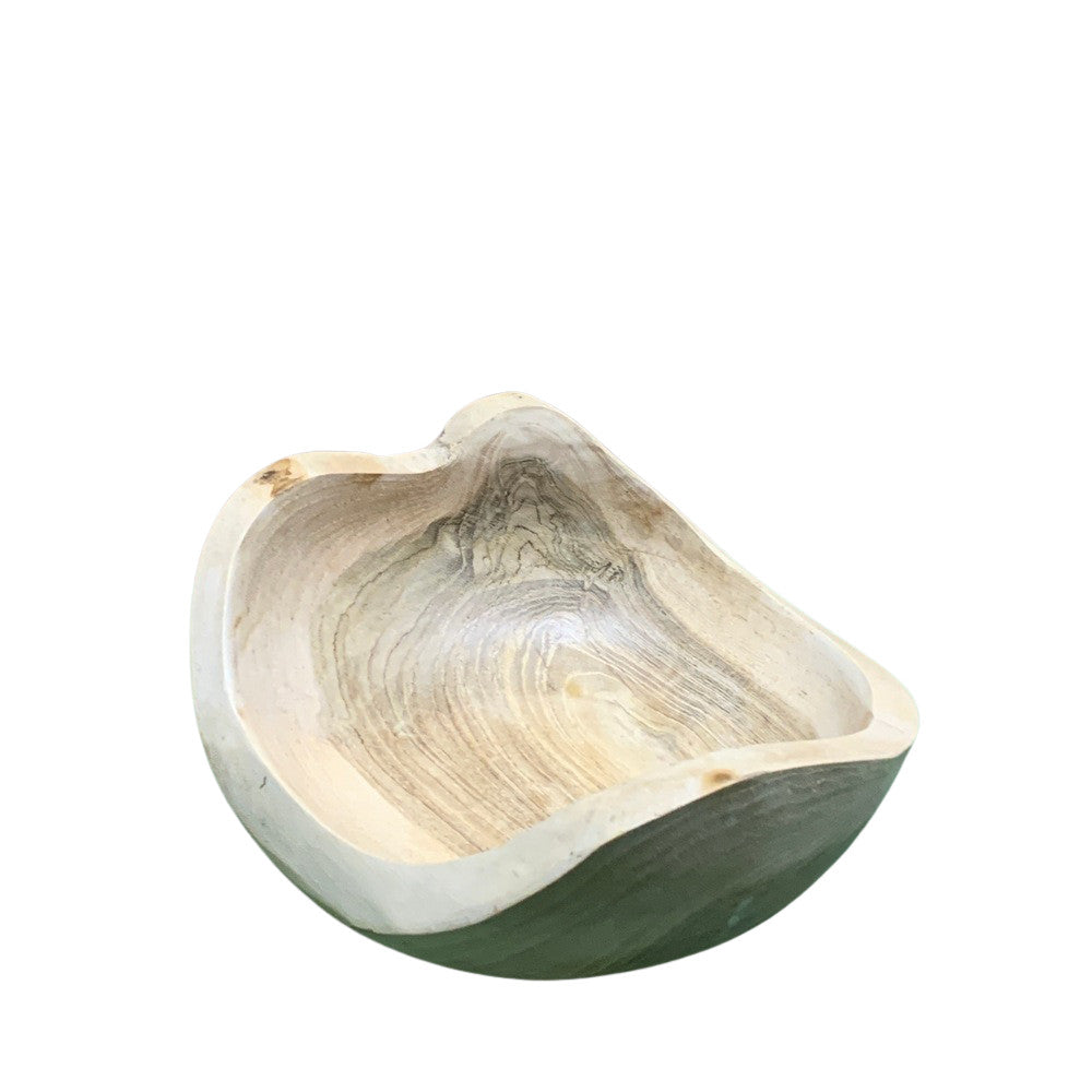 Small Natural Wooden Bowl - Berbere Imports