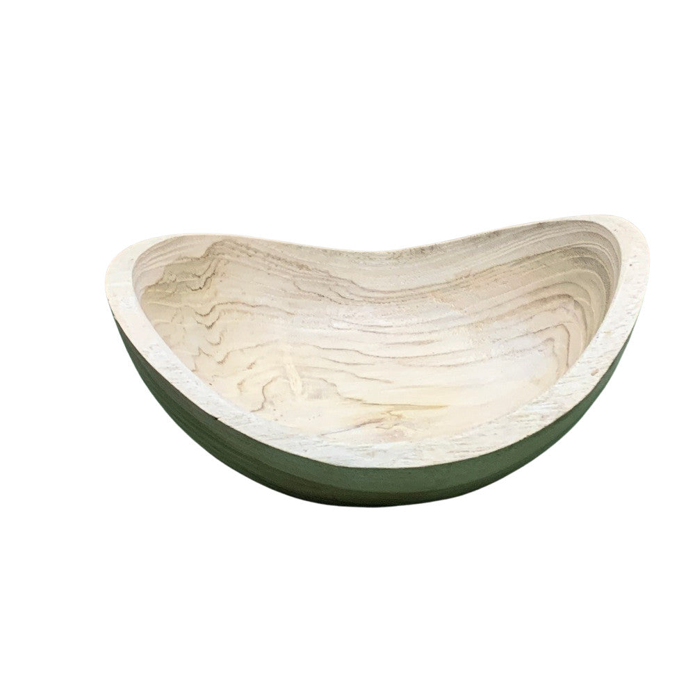 Small Natural Wooden Bowl - Berbere Imports