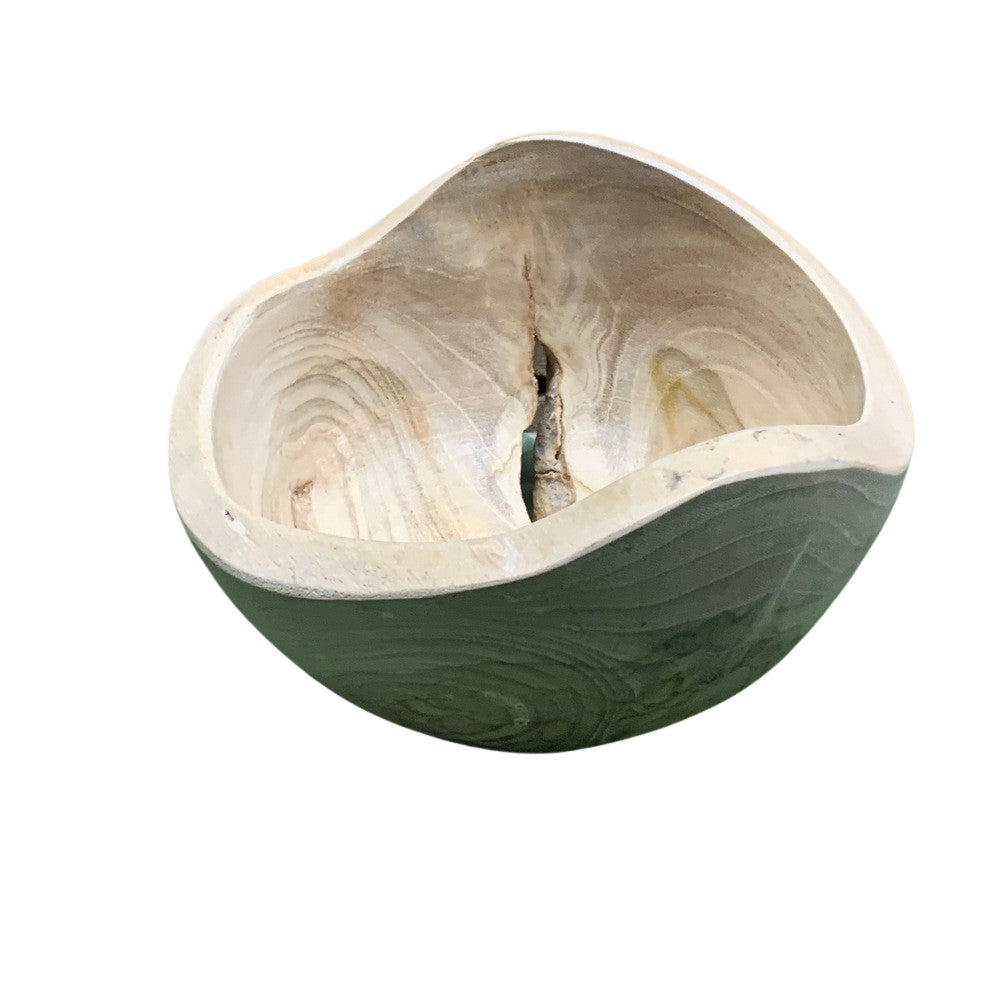 Small Natural Wooden Bowl - Berbere Imports