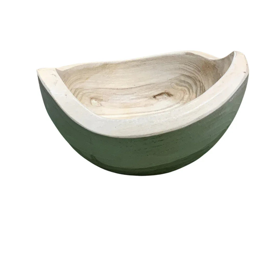 Small Natural Wooden Bowl - Berbere Imports