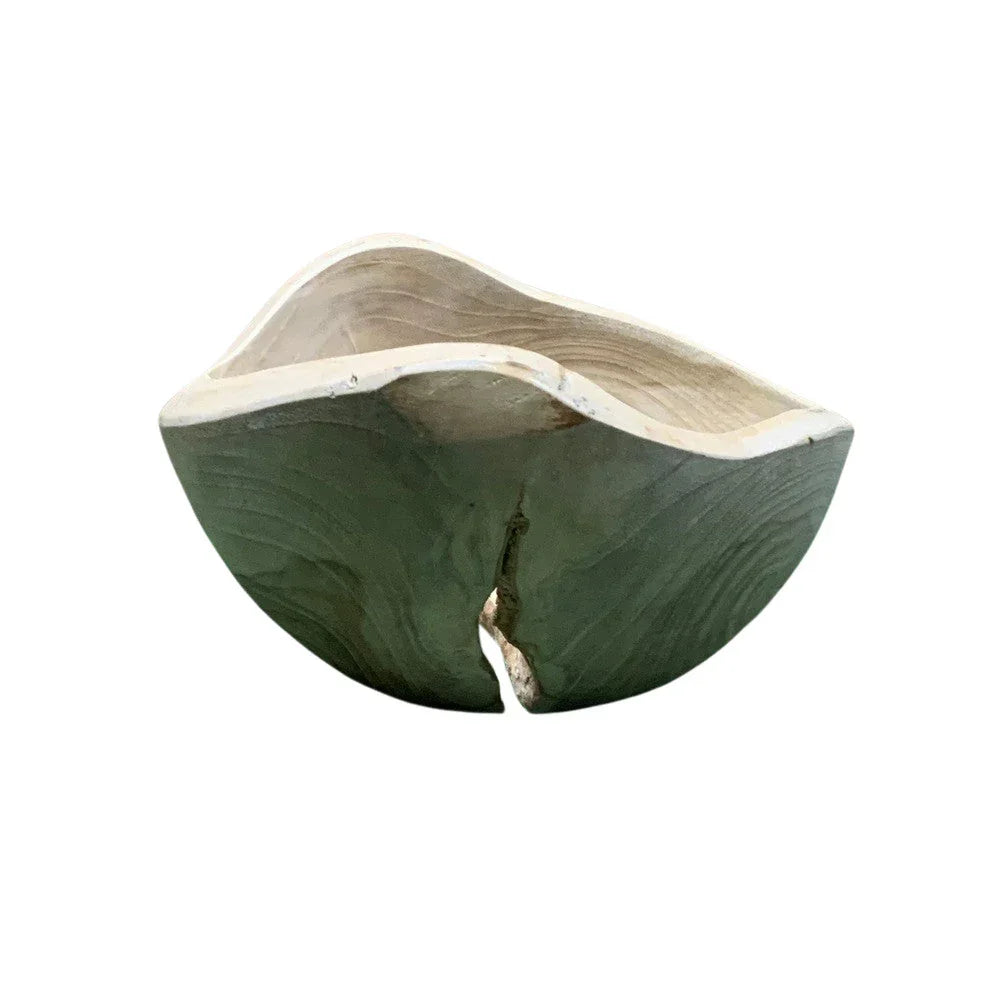 Small Natural Wooden Bowl - Berbere Imports