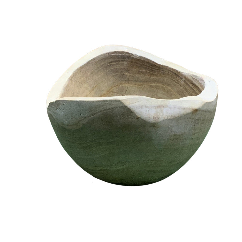 Small Natural Wooden Bowl - Berbere Imports