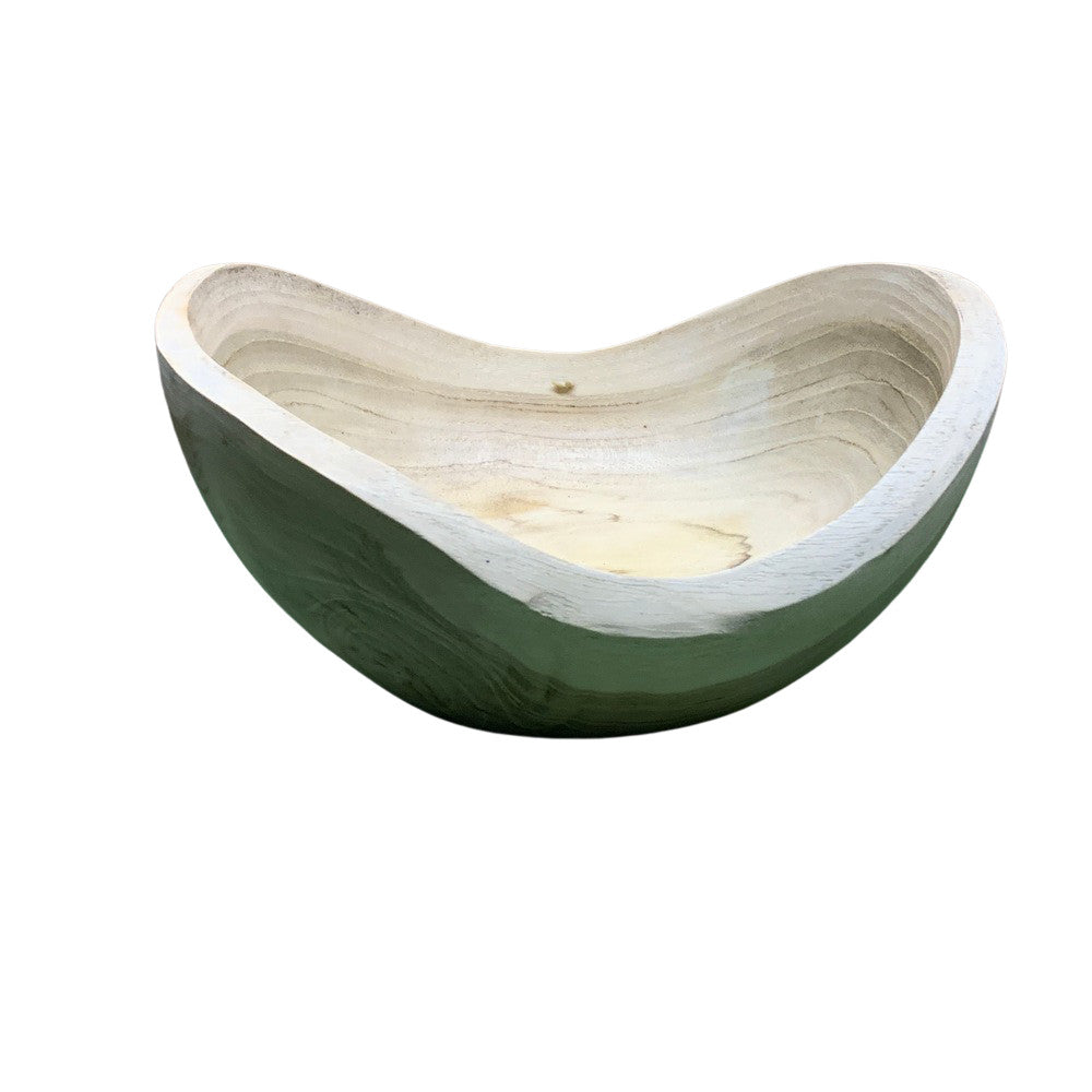 Small Natural Wooden Bowl - Berbere Imports