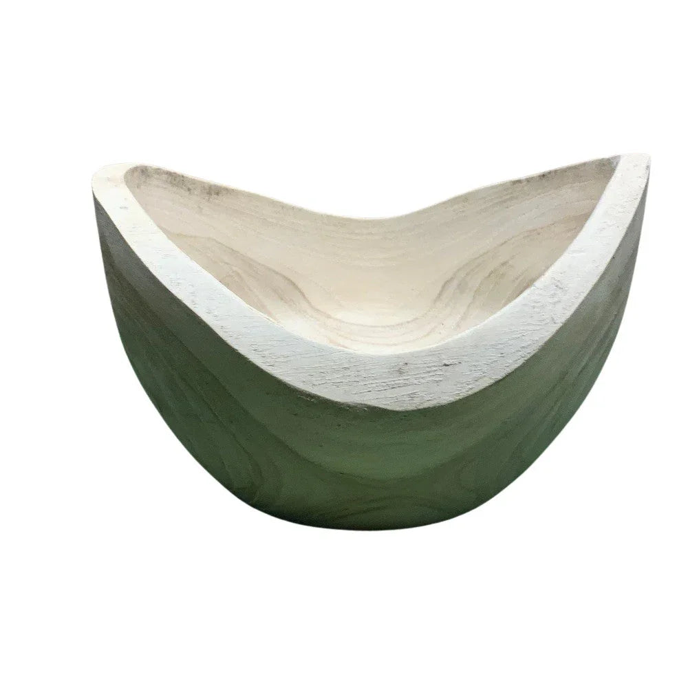 Small Natural Wooden Bowl - Berbere Imports