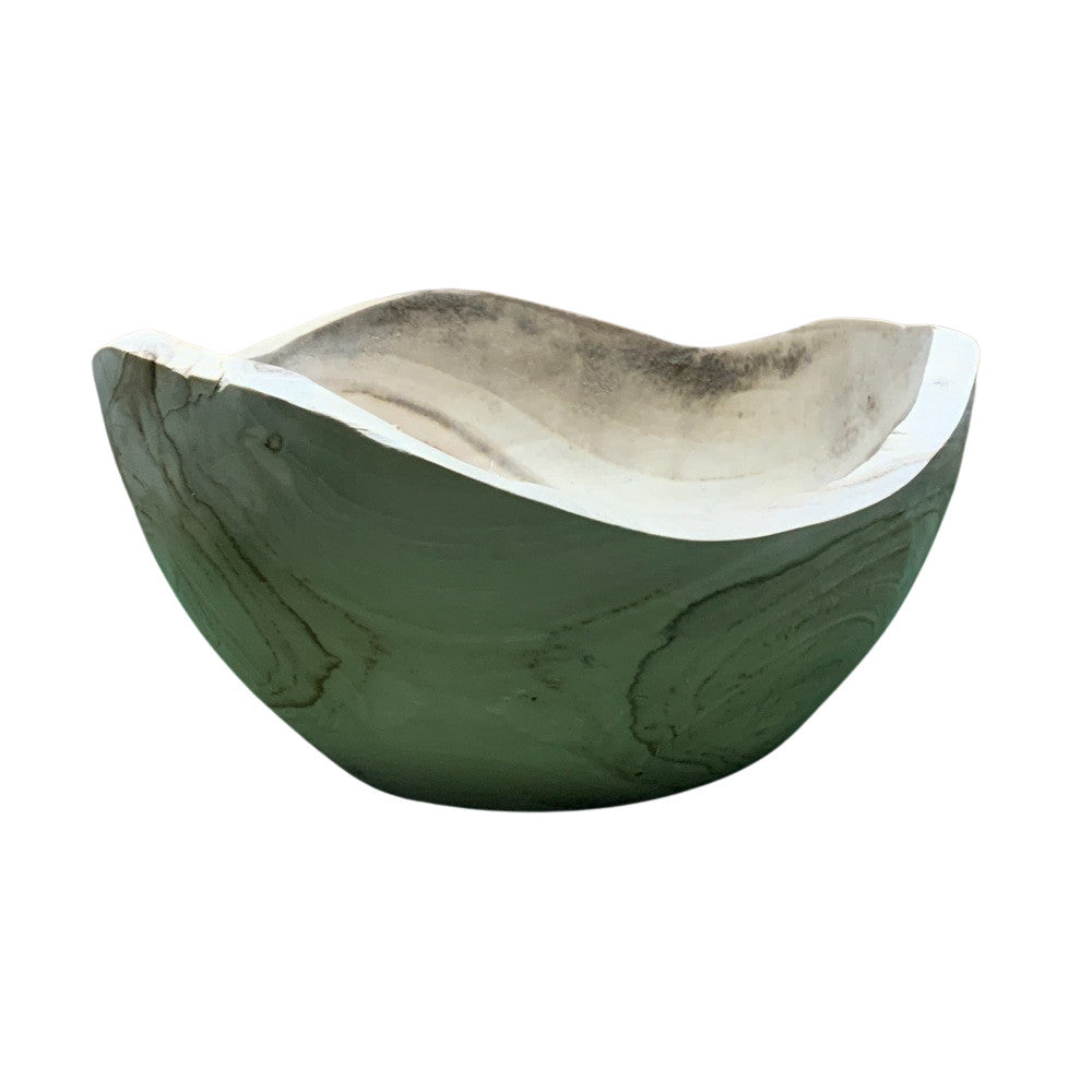 Small Natural Wooden Bowl - Berbere Imports